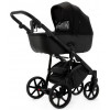 Детская коляска Adamex Nola Natura 3 в 1 N-11-CARBON (ЧЕРН + ЧЕРН. КОЖА)