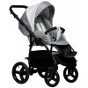 Детская коляска Indigo Impulse Eco 3 в 1 с автокреслом Avionaut Cosmo Grey Ie03 белая кожа/серый