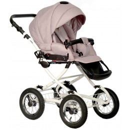 Детская коляска Indigo Barbara 21 Classic 3 в 1 с автокреслом Avionaut Cosmo Beige Ba07 розовый