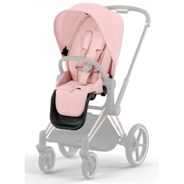 Коляска 3 в 1 Cybex Priam IV Rosegold complete и автокресло Aton B2 i-Size Volcano Black Peach Pink