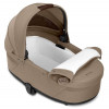 Коляска Cybex Balios S Lux TPE complete Cloud T Mirage Grey 3 в 1 Almond Beige с дождевиками