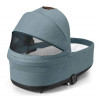 Коляска Cybex Balios S Lux TPE complete Aton S2 Hibiscus Red 3 в 1 Stormy Blue с дождевиками