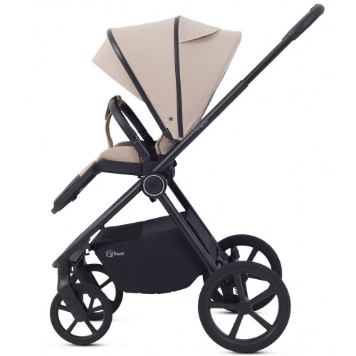 Детская коляска Rant Teo Soft 3 в 1 с автокреслом Miro Black Beige