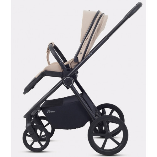 Детская коляска Rant Teo Soft 3 в 1 с автокреслом Miro Black Beige