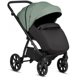 Детская коляска Tutis Uno 6 Plus Essential collection 4 в 1 с автокреслом Elo Lux EduSky Black и базой 1602130 Dark Ivy с сумкой