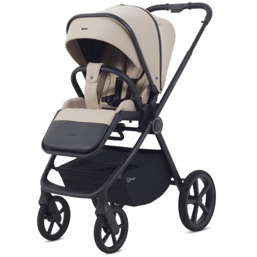 Детская коляска Rant Teo Soft 3 в 1 с автокреслом Miro Black Beige