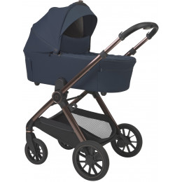 Детская коляска 3 в 1 Espiro Code 2026 и автокресло Pi Gray blue 103 elegant navy