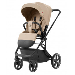 Коляска Carrello Alfa CRL-6522 2025 Cybex Cloud G i-Size Fog Grey 3 в 1 Natural Beige