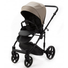 Детская коляска Adamex Zico Deluxe New 3 в 1 ZN-SA09 (ТЕМНО-БЕЖЕВАЯ КОЖА)