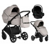 Детская коляска Noordi Luno All Trails 3 в 1 с автокреслом Terra Black 1012611 Moon Rock
