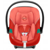 Коляска Cybex Balios S Lux TPE complete Aton S2 Hibiscus Red 3 в 1 Stormy Blue с дождевиками