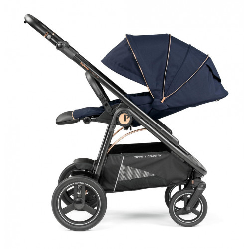 Коляска 3 в 1 Peg Perego Veloce TC Belvedere SLK Blue Shine