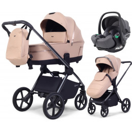 Детская коляска Rant Falcon Soft Therm 3 в 1 с автокреслом Evomax Grey Beige