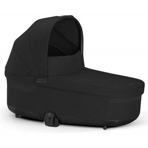 Коляска Cybex Balios S Lux BLK complete Aton B2 Bay Blue 3 в 1 Moon Black с дождевиками