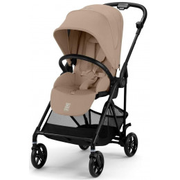Коляска Cybex Melio Carbon Cloud T i-Size Mirage Grey Plus 3 в 1 Almond Beige/Magic Black с дождевиками