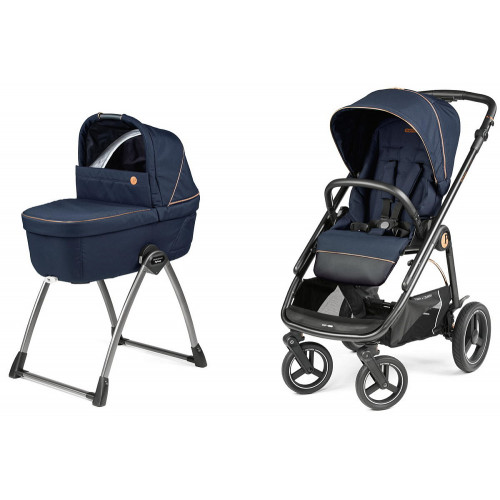 Коляска 3 в 1 Peg Perego Veloce TC Belvedere SLK Blue Shine