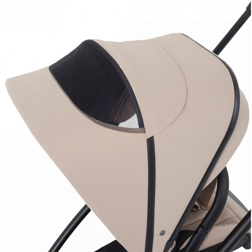 Детская коляска Rant Teo Soft 3 в 1 с автокреслом Miro Black Beige