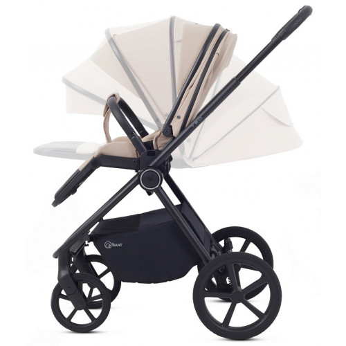 Детская коляска Rant Teo Soft 3 в 1 с автокреслом Miro Black Beige