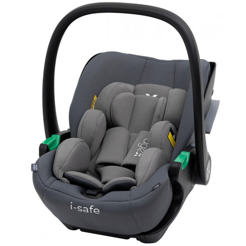 Коляска Agex Prima Pro 3 в 1 с автокреслом i-Safe Grey APP626 Black (Черный)