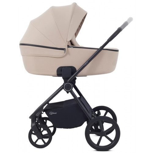 Детская коляска Rant Teo Soft 3 в 1 с автокреслом Miro Black Beige