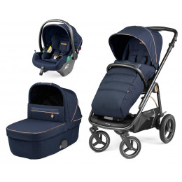 Коляска 3 в 1 Peg Perego Veloce TC Lounge Blue Shine