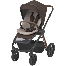 Детская коляска 3 в 1 Espiro Miloo 2.0 и автокресло Pi Beige 308 exellent chocolate