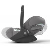 Коляска Cybex Melio Carbon Cloud T i-Size Mirage Grey Plus 3 в 1 Almond Beige/Magic Black с дождевиками