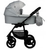 Детская коляска Indigo Impulse Eco 3 в 1 с автокреслом Avionaut Cosmo Grey Ie04 св.серая кожа/св.серый