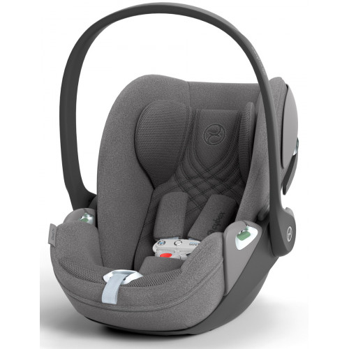 Коляска Cybex Melio Carbon Cloud T i-Size Mirage Grey Plus 3 в 1 Almond Beige/Magic Black с дождевиками