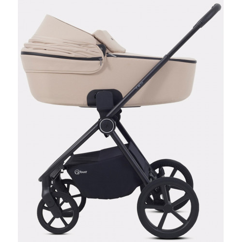 Детская коляска Rant Teo Soft 3 в 1 с автокреслом Miro Black Beige