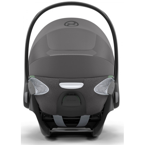 Коляска Cybex Melio Carbon Cloud T i-Size Mirage Grey Plus 3 в 1 Almond Beige/Magic Black с дождевиками