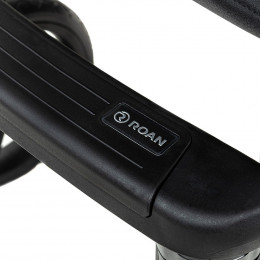 Детская коляска Roan Bass Next 2.0 3 в 1 с автокреслом Pituso Baesa Pro Black BSN/45/2 Marzipan/Black/руч.Cappuccino(2 места)