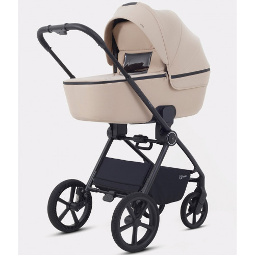 Детская коляска Rant Teo Soft 3 в 1 с автокреслом Miro Black Beige