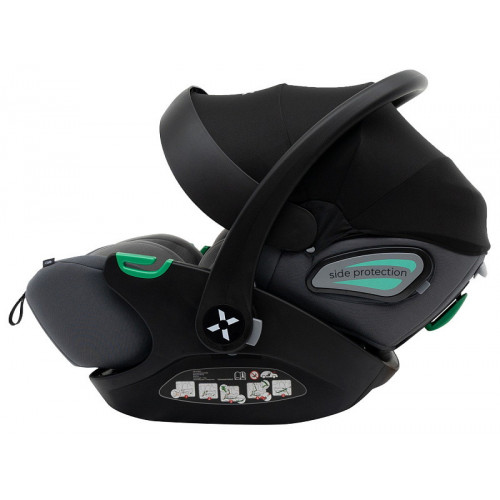 Коляска Agex Prima Pro 3 в 1 с автокреслом i-Safe Grey APP626 Black (Черный)