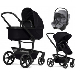 Детская коляска 3 в 1 Joolz Day 5 и автокресло Baby-Safe Core Frost Grey Space Black