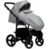 Детская коляска Indigo Impulse Eco 3 в 1 с автокреслом Avionaut Cosmo Grey Ie04 св.серая кожа/св.серый