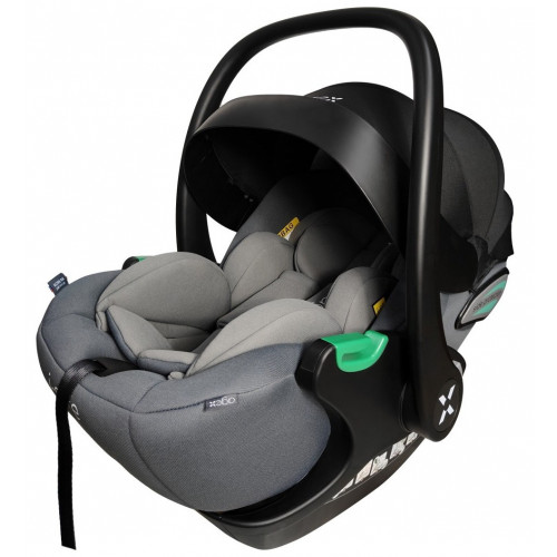 Коляска Agex Prima Pro 3 в 1 с автокреслом i-Safe Grey APP626 Black (Черный)