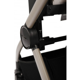 Детская коляска Peppy Monaco Thermo 3 в 1 с автокреслом Verona Beige Latte (бежевый), рама бежевая