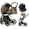 Детская коляска Roan Sol Vintage Luxury 2.0 3 в 1 с автокреслом Pituso Baesa Pro Black VIN 03/MM Mocha Mousse/Cappuccino/руч.Cappuccino