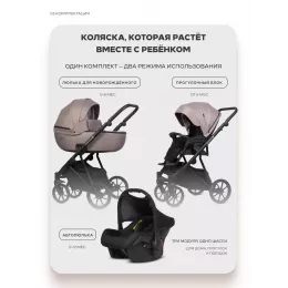 Коляска 3 в 1 Riko Basic Montana X 50 Beige