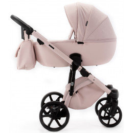 Детская коляска Adamex Nola Natura 3 в 1 N-2-ROSE (СВ.РОЗОВ + СВ.РОЗОВ.КОЖА)