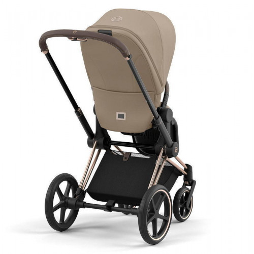 Коляска Cybex Priam IV Rosegold complete Cloud G Almond Beige Plus Base G 3 в 1 Cozy Beige