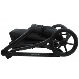 Детская коляска Roan Bass Next 2.0 3 в 1 с автокреслом Tutis Elo Lux EduSky Black BSN/40/2 Caviar Black/Black/руч.Black