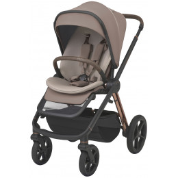 Детская коляска 3 в 1 Espiro Miloo 2.0 и автокресло Pi Beige 309 tasty cappuccino