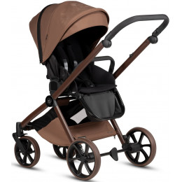 Детская коляска Tutis Mio 3 Plus Limited New 3 в 1 с автокреслом Elo Lux EduSky Black 1622016 Hoopoe Brown
