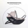 Детская коляска AmaroBaby Genius 3 в 1 с автокреслом Rant Miro Beige черный