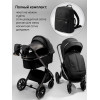 Детская коляска AmaroBaby Genius 3 в 1 с автокреслом Rant Miro Beige черный