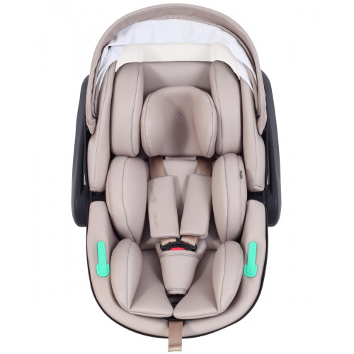 Детская коляска AmaroBaby Genius 3 в 1 с автокреслом Rant Miro Beige черный