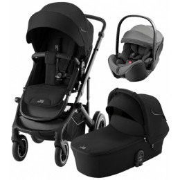 Коляска 3 в 1 Britax Roemer Smile 5Z и автокресло Baby-Safe PRO Style Mineral Grey Space Black