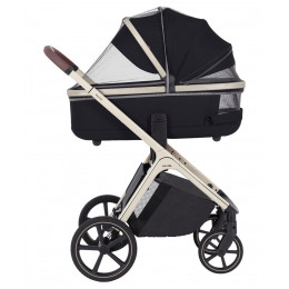 Коляска Carrello Vector CRL-6550 Nova DK791 Grey Line 3 в 1 Pearl Black